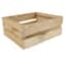 8 Pack: 11&#x22; Half Wood Crate by Make Market&#xAE;